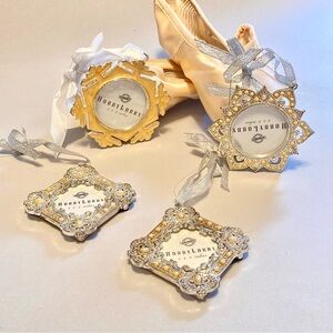 5/$18 THE BALLET COLLECTION Ornaments (4) 2x2 Mini Photo Frames